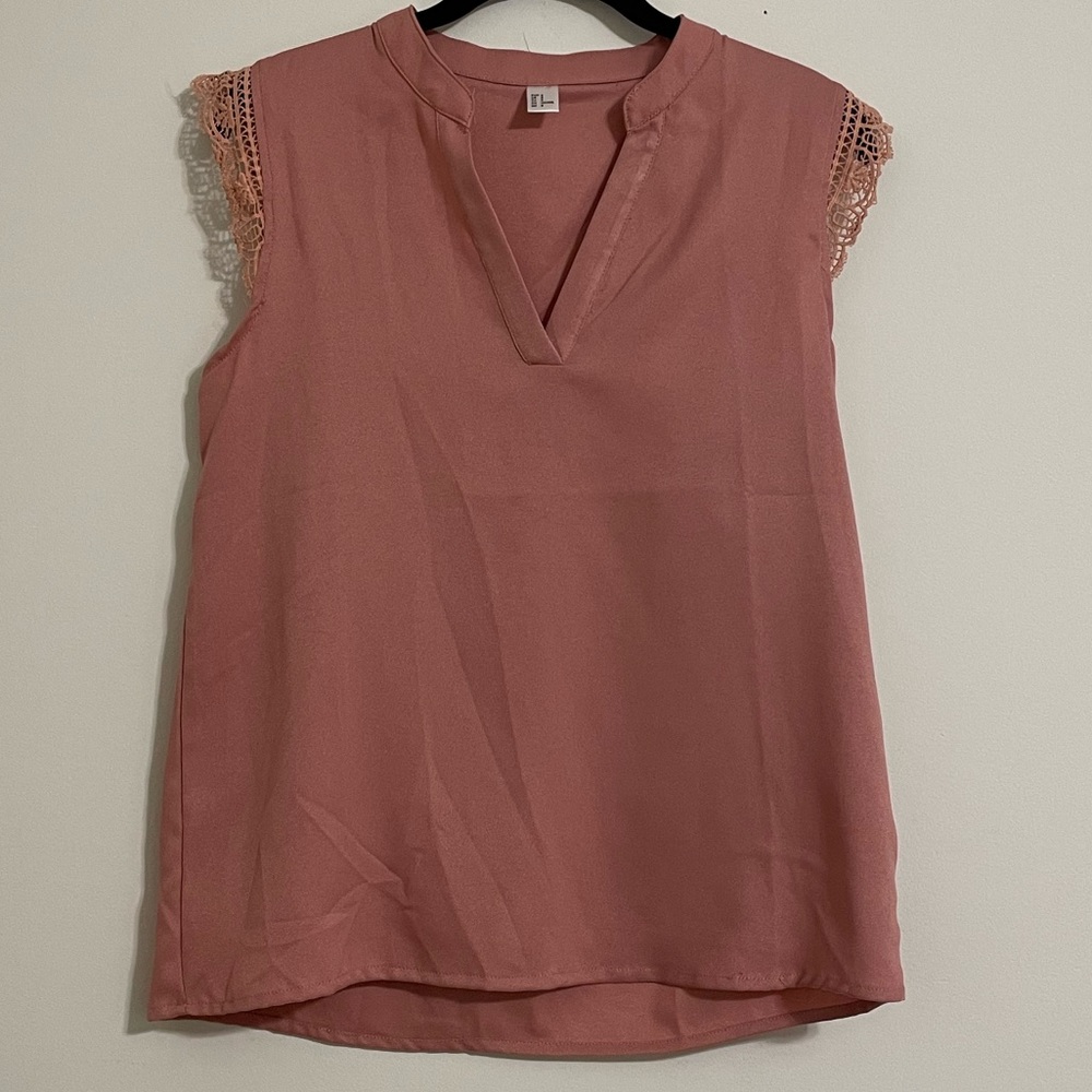Lace Trim Tank Top